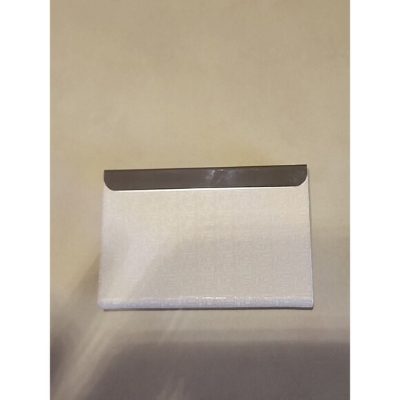 FACATH Style Business Card Holder PU Leather Slim Business Card Case Cream Color - Picture 2 of 3